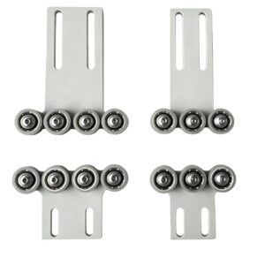 Narrow plate auxiliary wheel